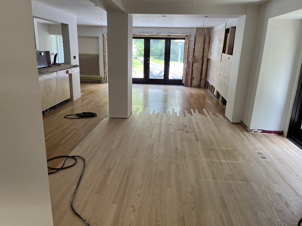 Vancouver Home — Renovation & Splice-In before refinishing